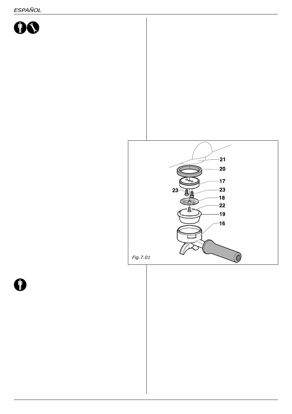 Gaggia TS User Manual | Page 57 / 63