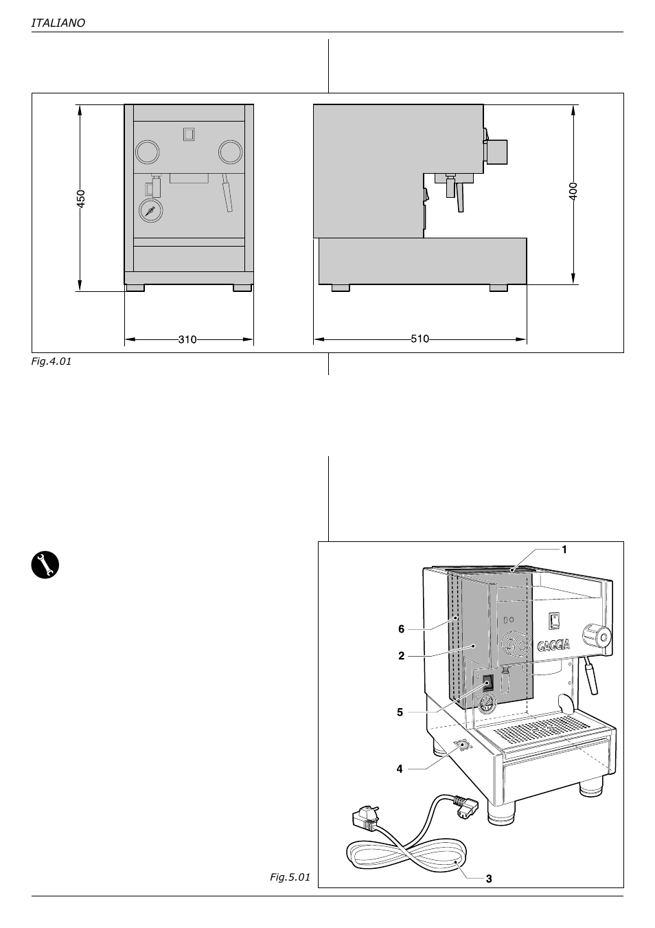 Gaggia TS User Manual | Page 7 / 63