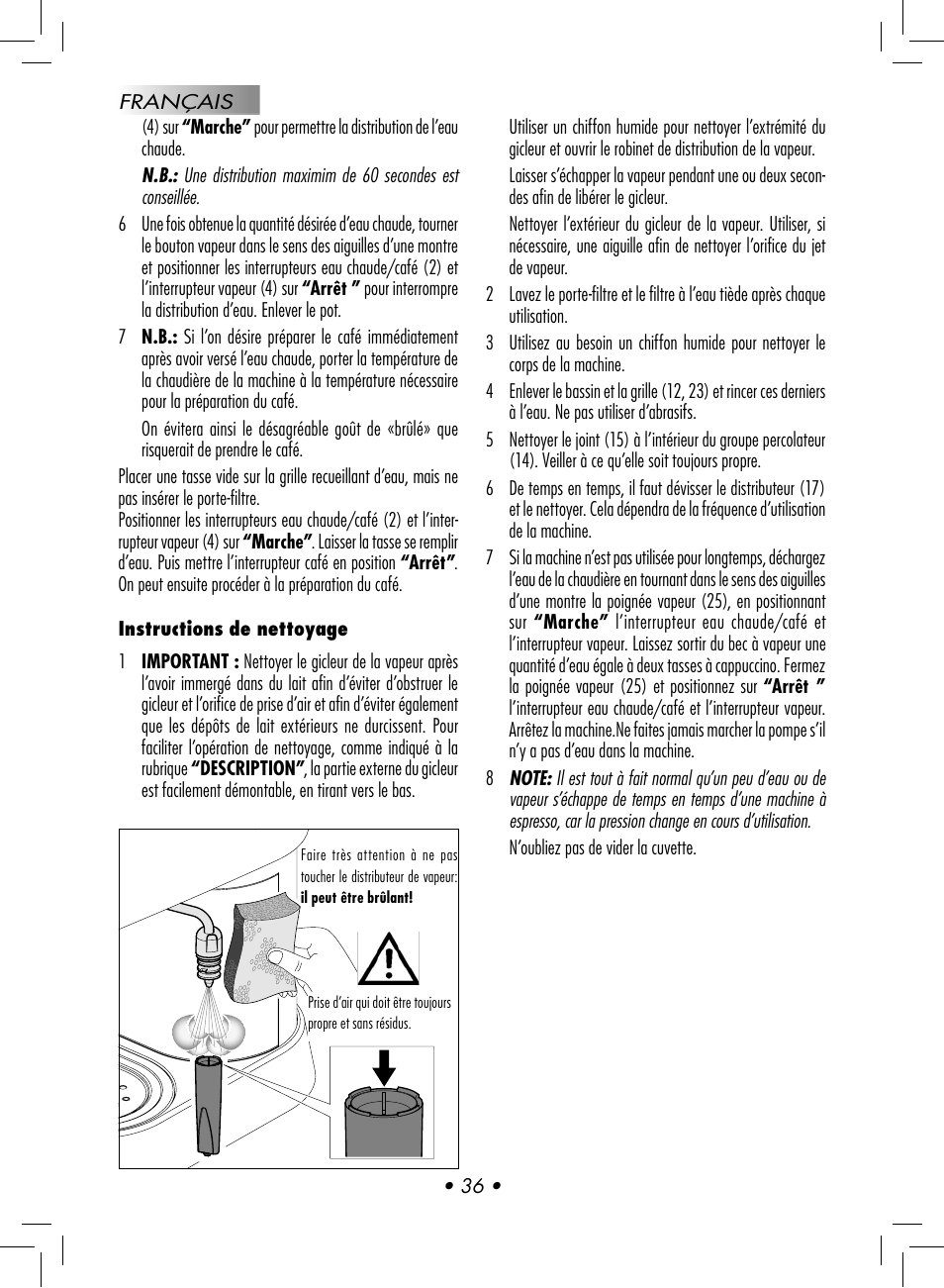 Gaggia Baby User Manual | Page 38 / 78