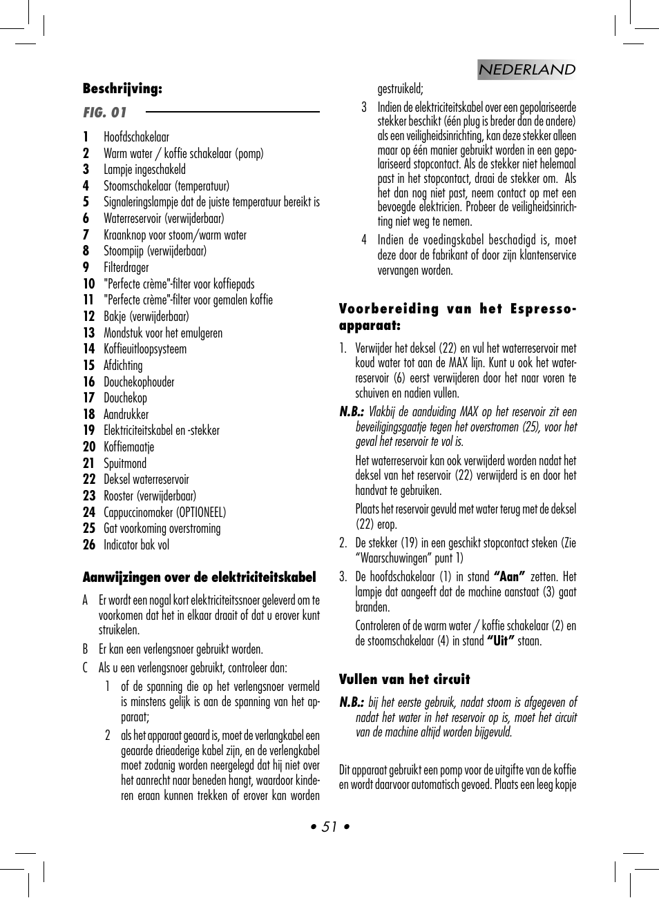 Gaggia Baby User Manual | Page 53 / 78