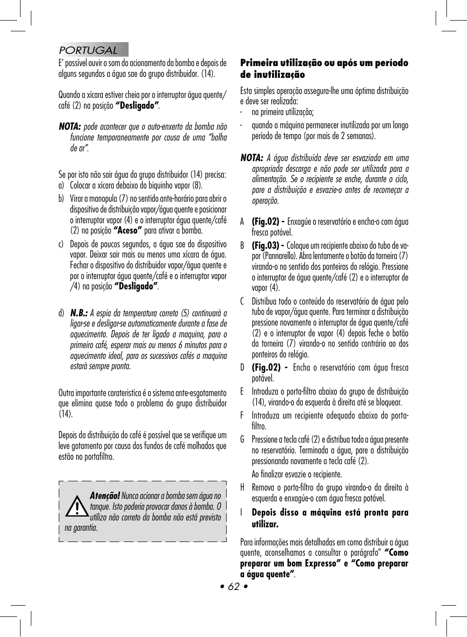 Gaggia Baby User Manual | Page 64 / 78