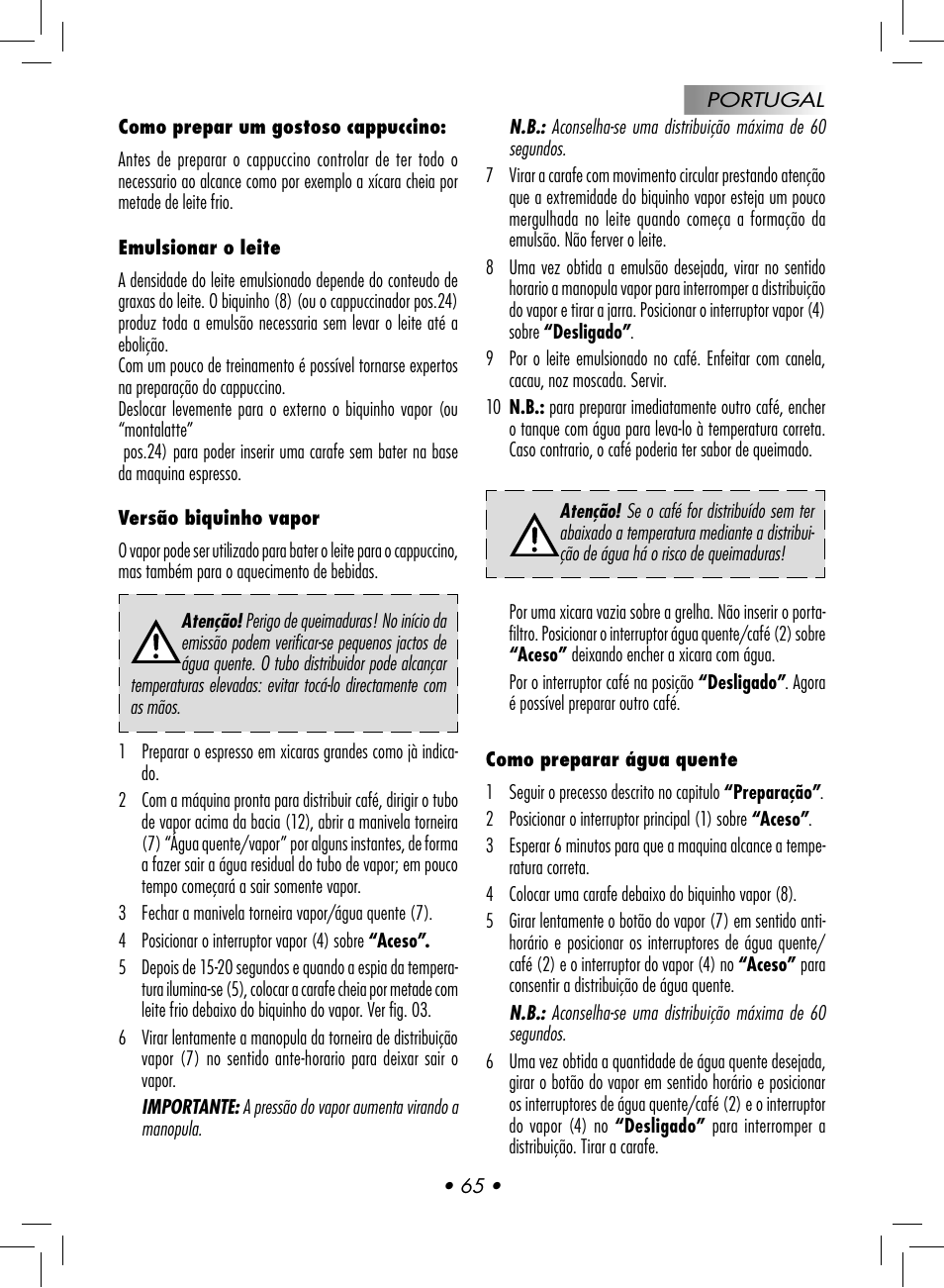 Gaggia Baby User Manual | Page 67 / 78