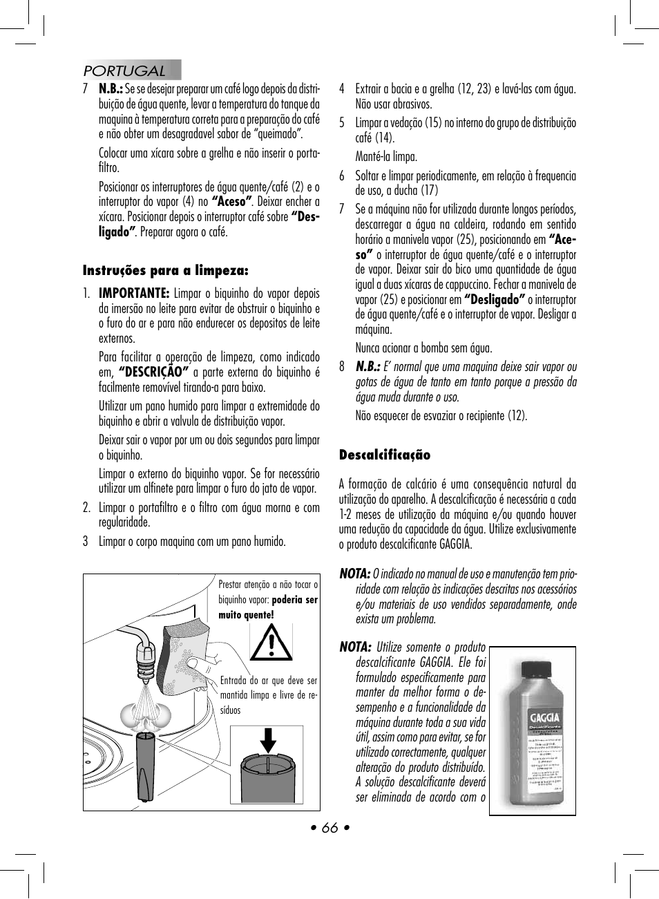 Gaggia Baby User Manual | Page 68 / 78