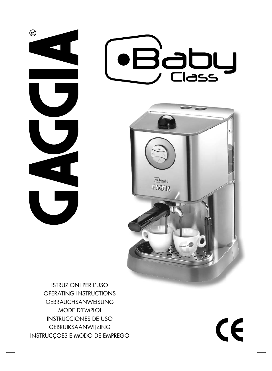 Gaggia BABY CLASS User Manual | Page 2 / 74