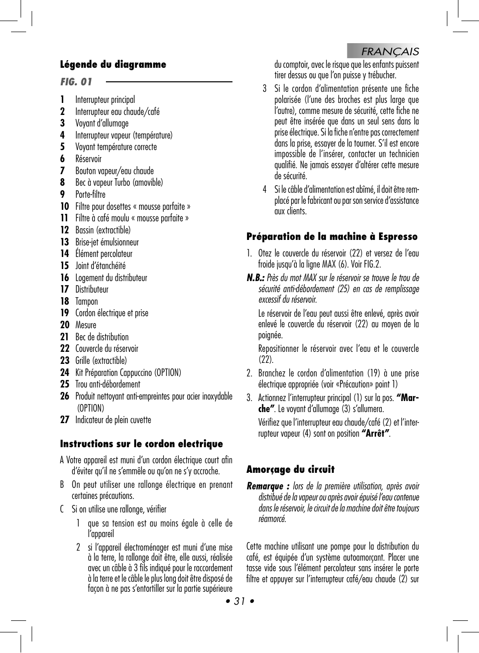 Gaggia BABY CLASS User Manual | Page 34 / 74