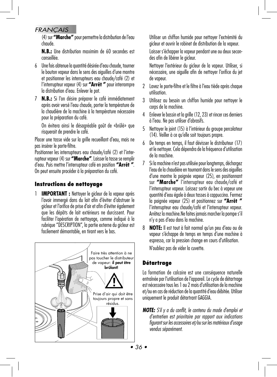 Gaggia BABY CLASS User Manual | Page 39 / 74