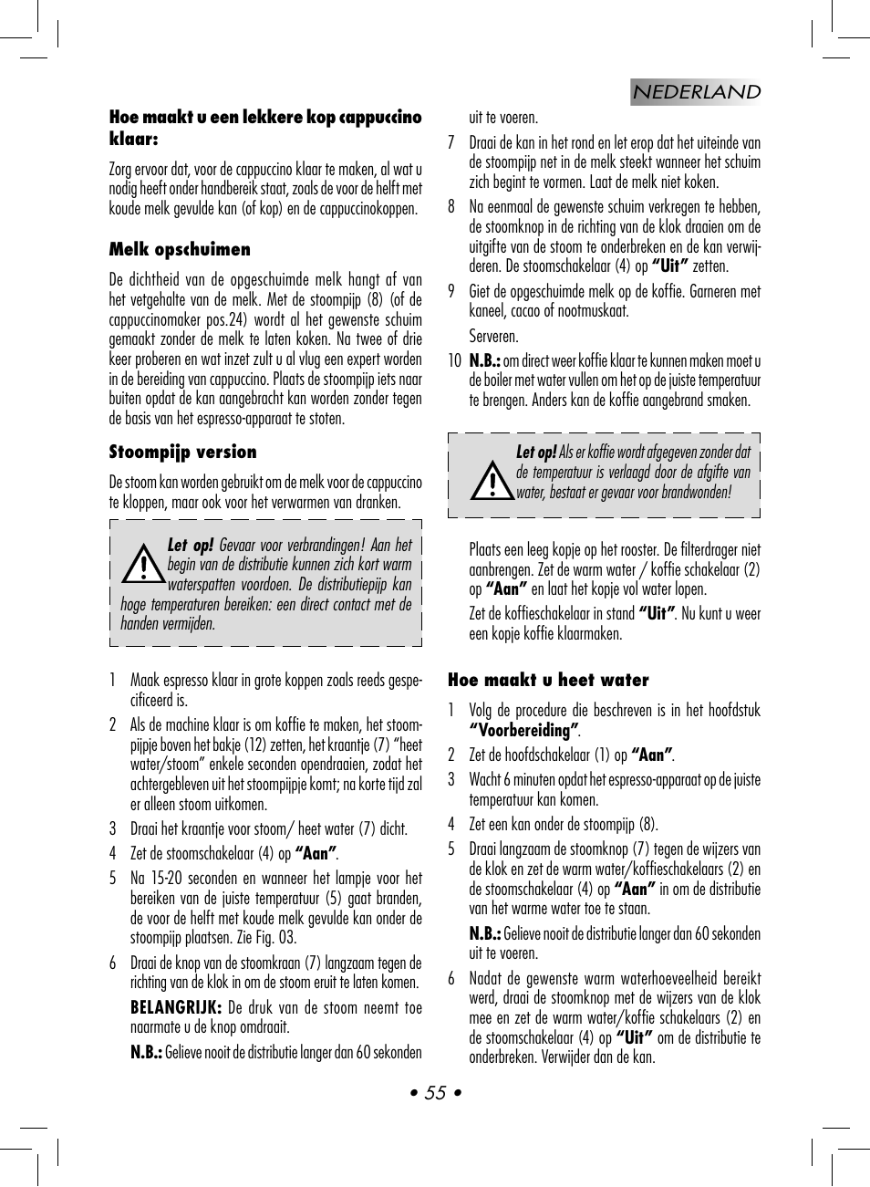 Gaggia BABY CLASS User Manual | Page 58 / 74