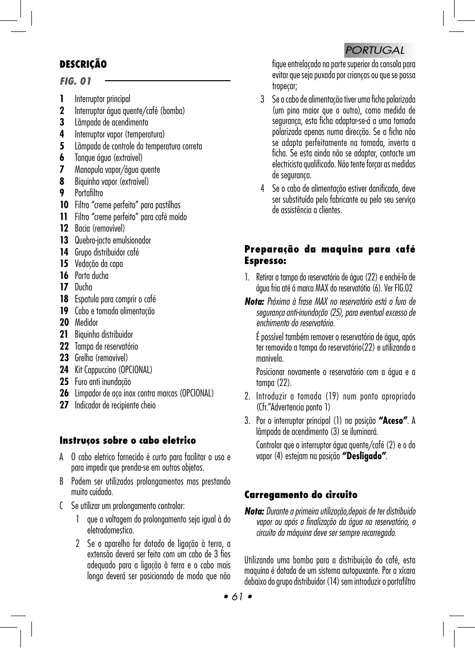 Gaggia BABY CLASS User Manual | Page 64 / 74