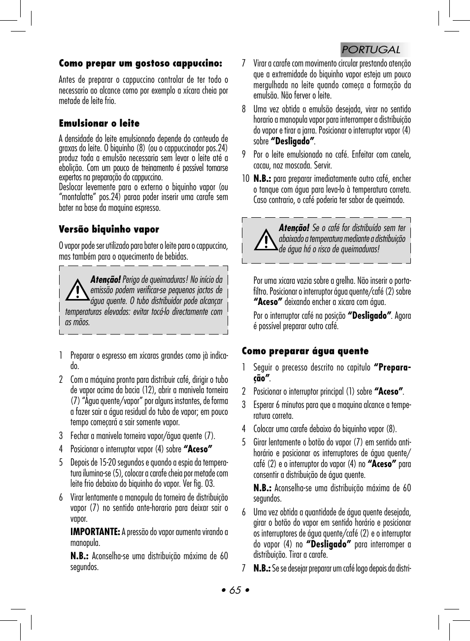 Gaggia BABY CLASS User Manual | Page 68 / 74