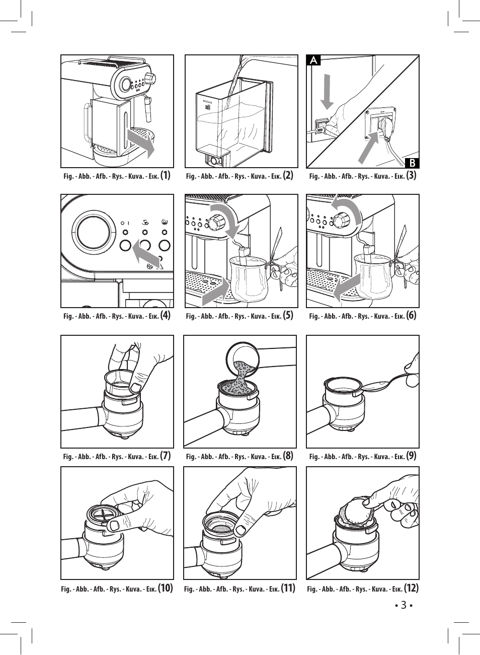 Gaggia CAREZZA User Manual | Page 3 / 80