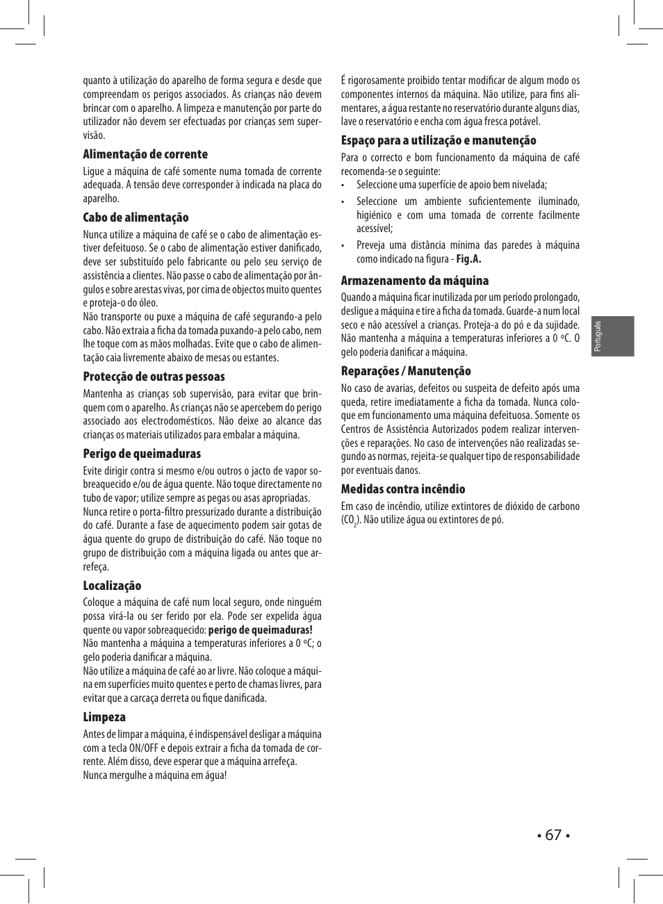 Gaggia CAREZZA User Manual | Page 67 / 80