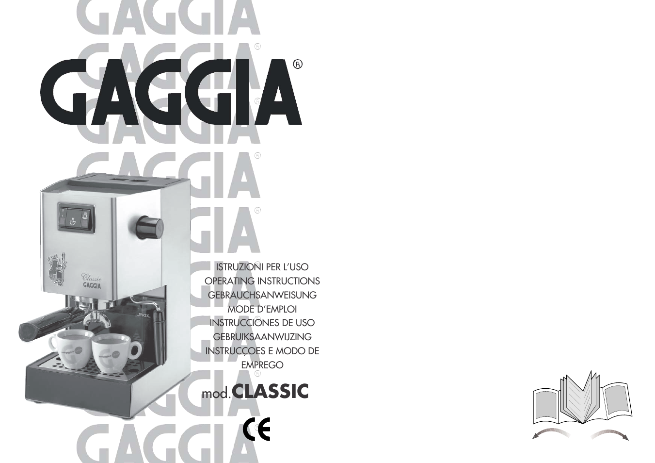 Gaggia CLASSIC User Manual | 53 pages