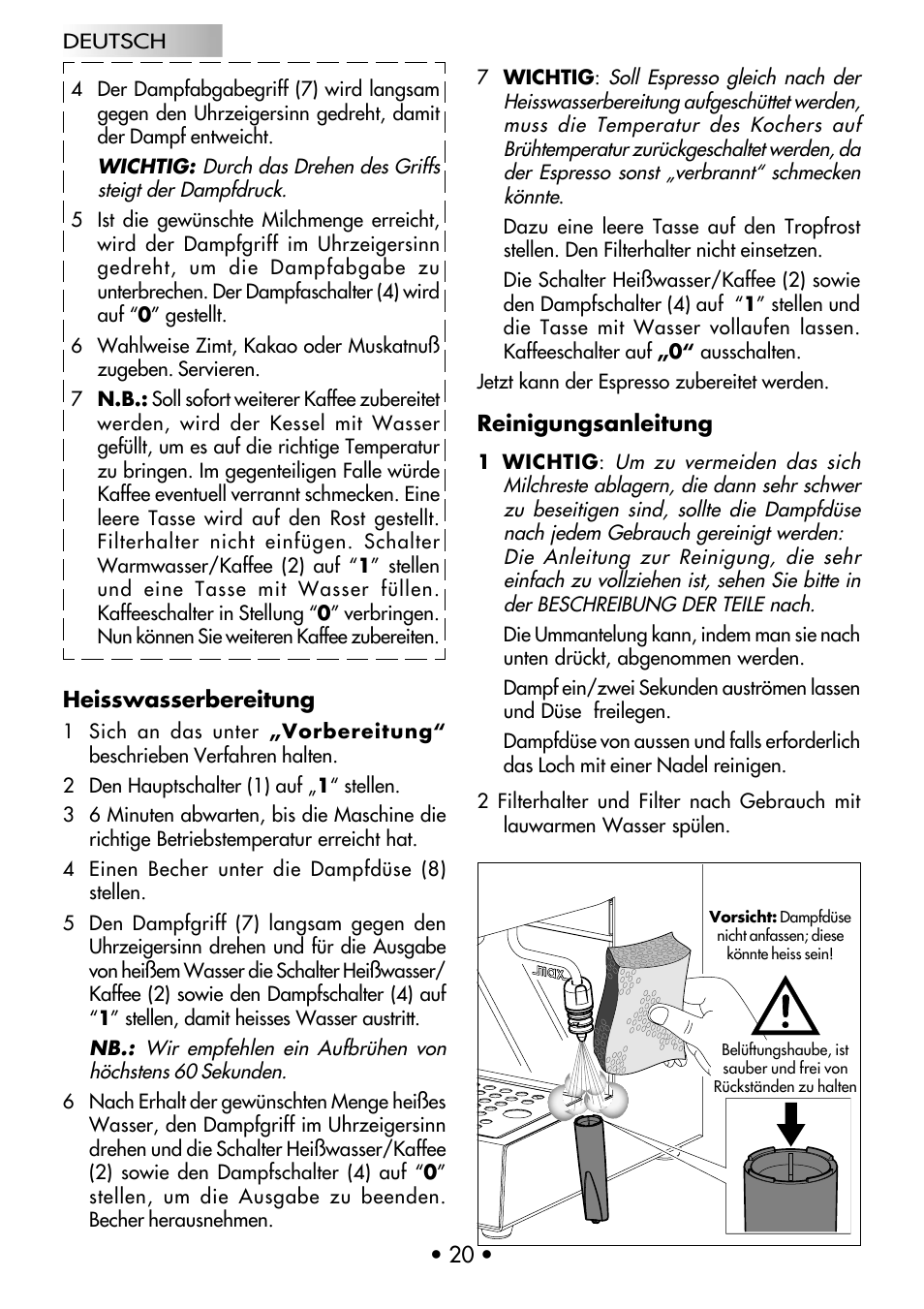 Gaggia CLASSIC User Manual | Page 21 / 53