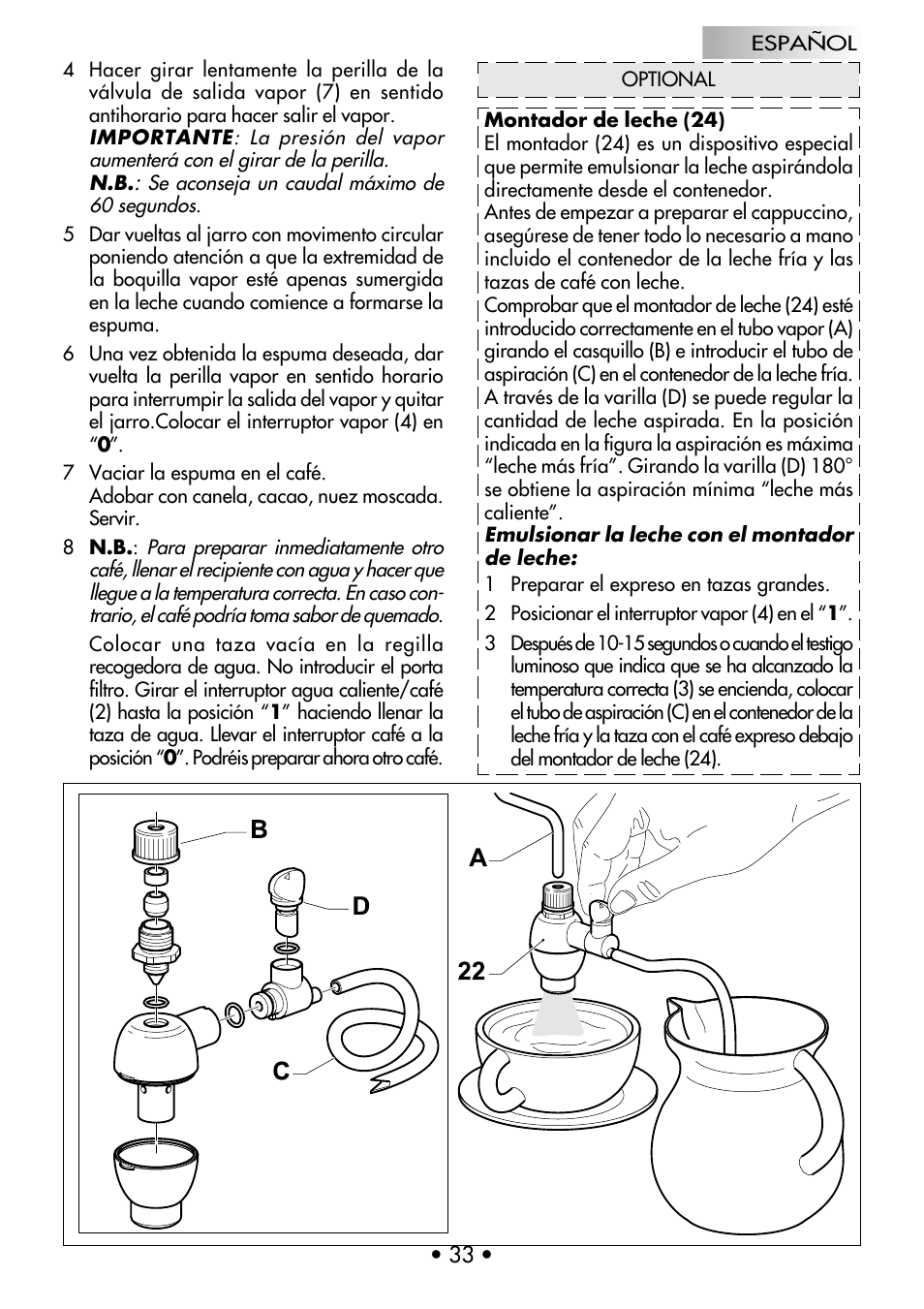 Gaggia CLASSIC User Manual | Page 34 / 53