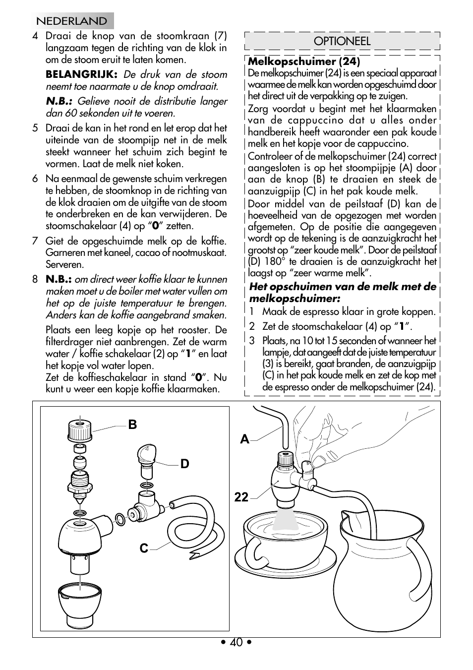 Gaggia CLASSIC User Manual | Page 41 / 53