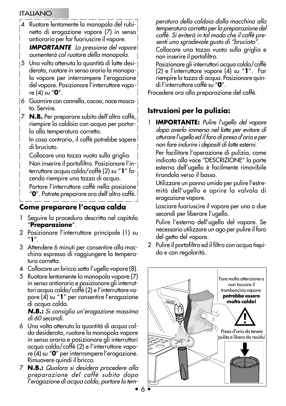 Gaggia CLASSIC User Manual | Page 7 / 53