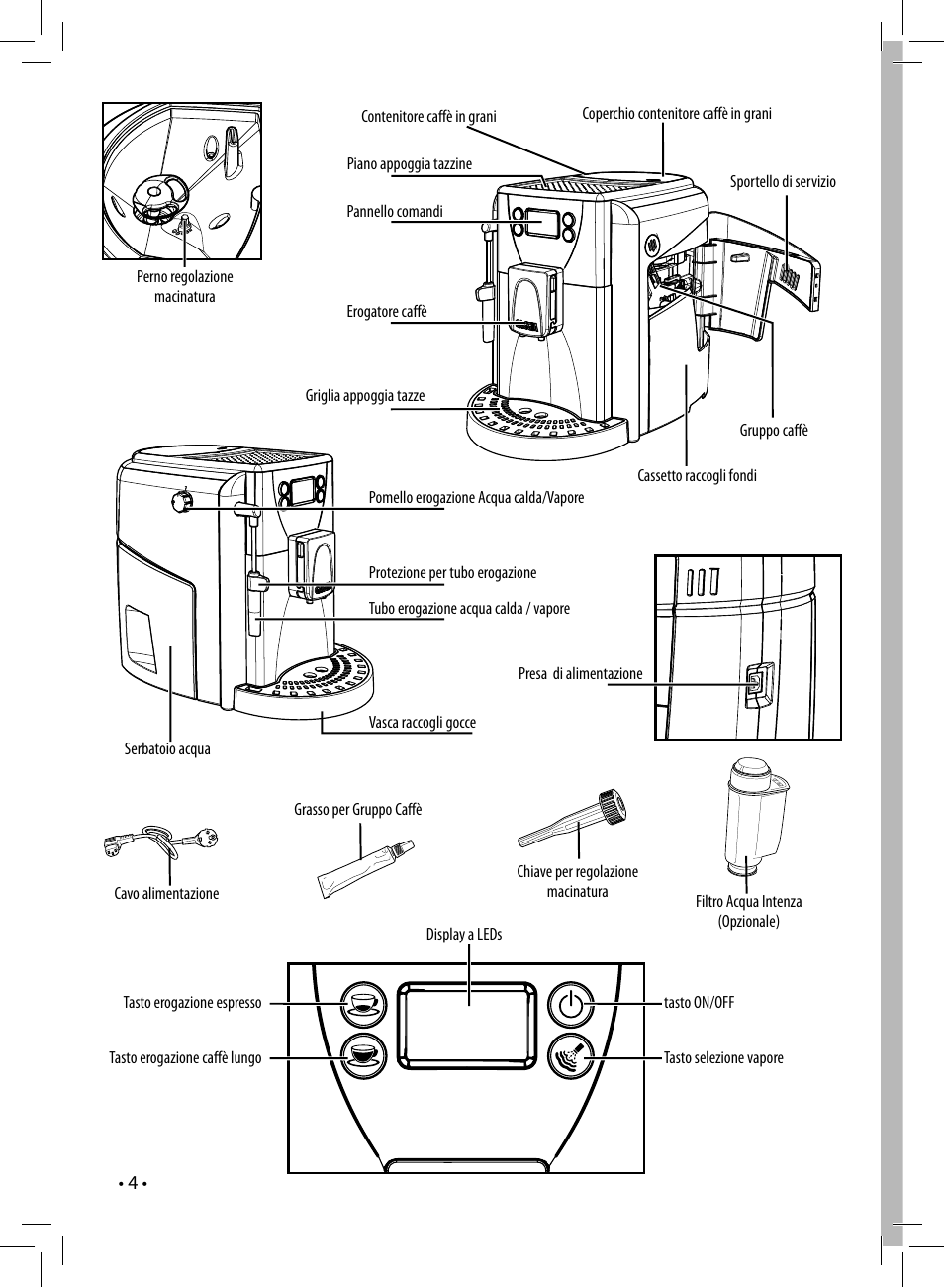 Gaggia UNICA User Manual | Page 4 / 88