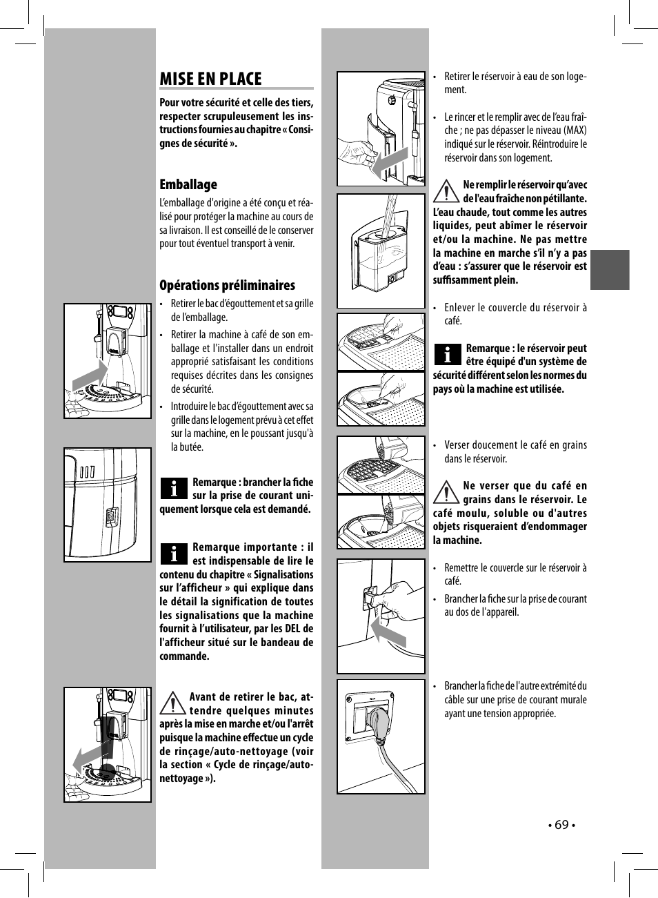 Gaggia UNICA User Manual | Page 69 / 88