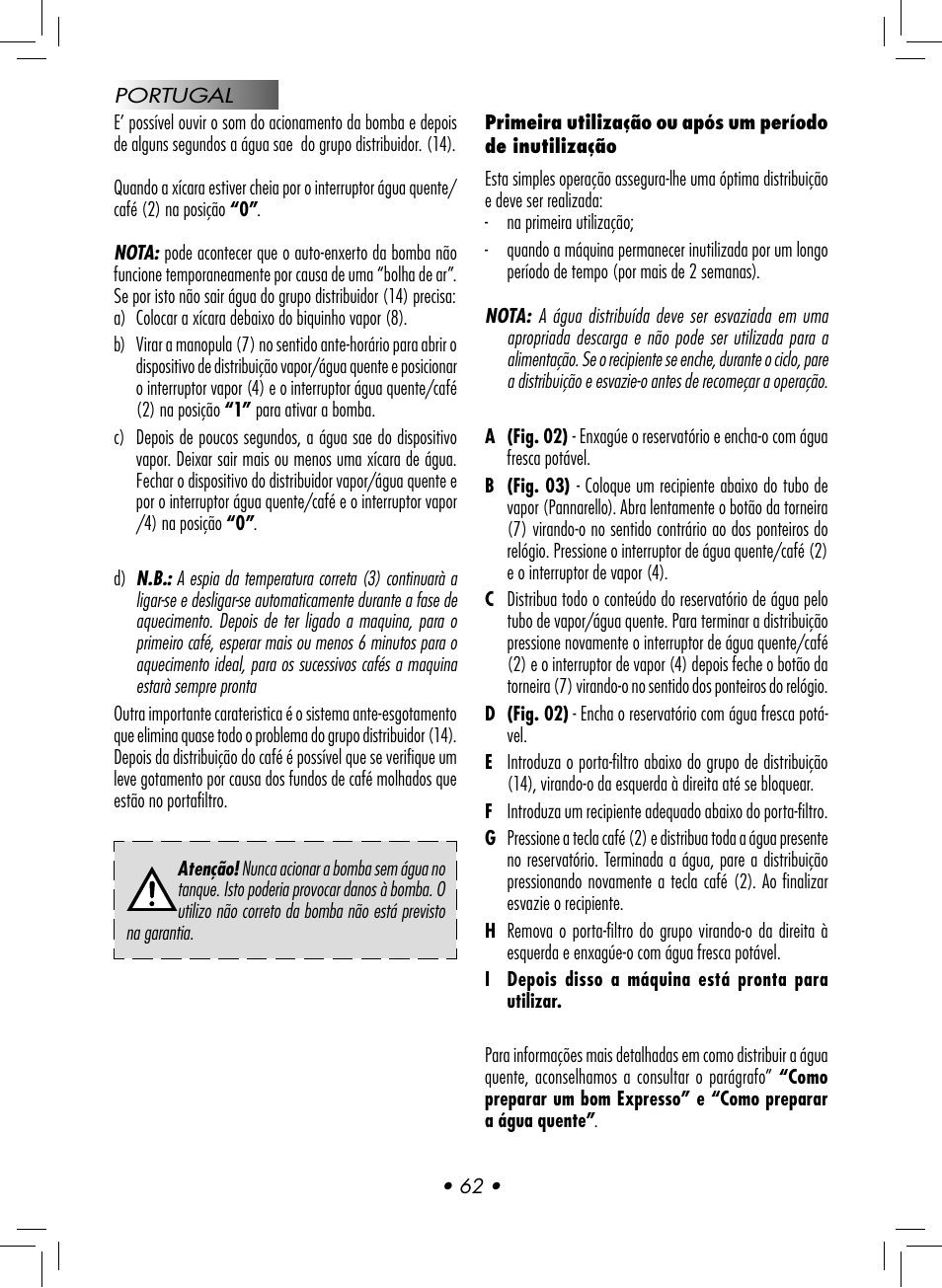 Gaggia CLASSIC User Manual | Page 65 / 76