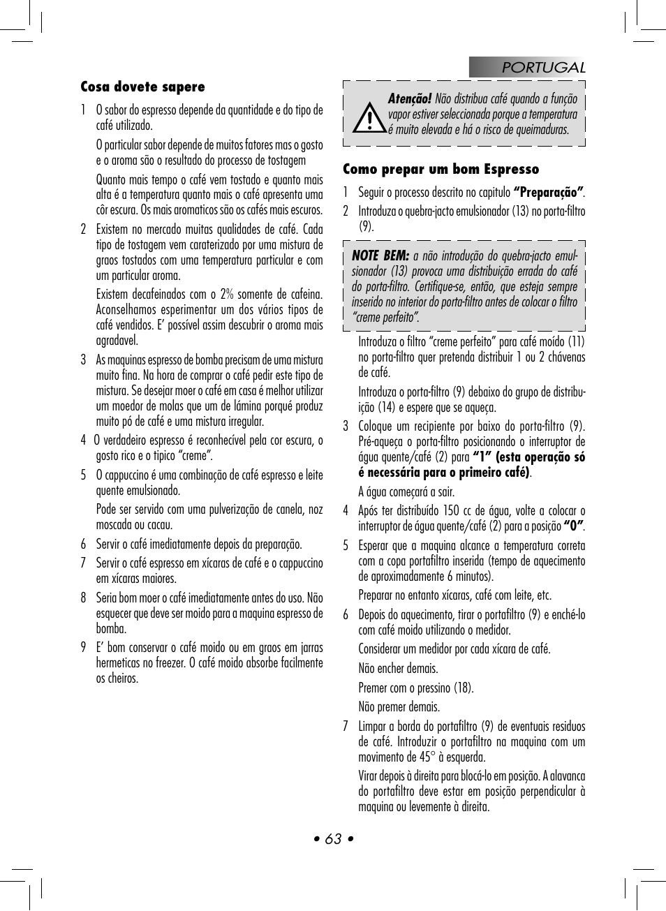 Gaggia CLASSIC User Manual | Page 66 / 76
