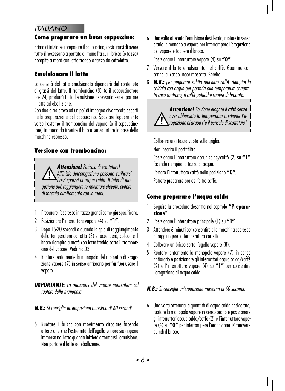 Gaggia CLASSIC User Manual | Page 9 / 76