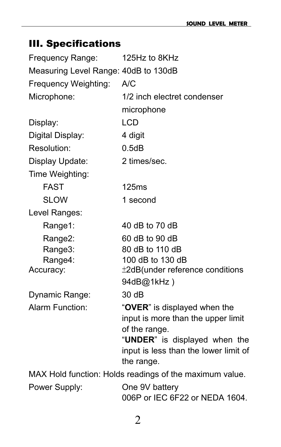 Galaxy Audio CHECK MATE CM-130 User Manual | Page 4 / 10