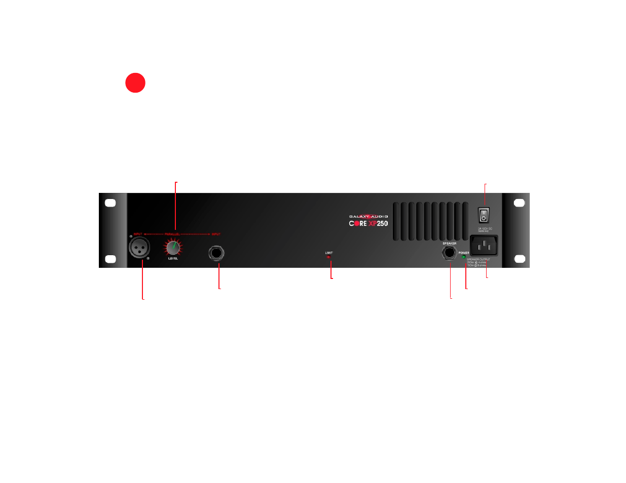 Co re xp 250 | Galaxy Audio CORE XP250 User Manual | Page 7 / 16