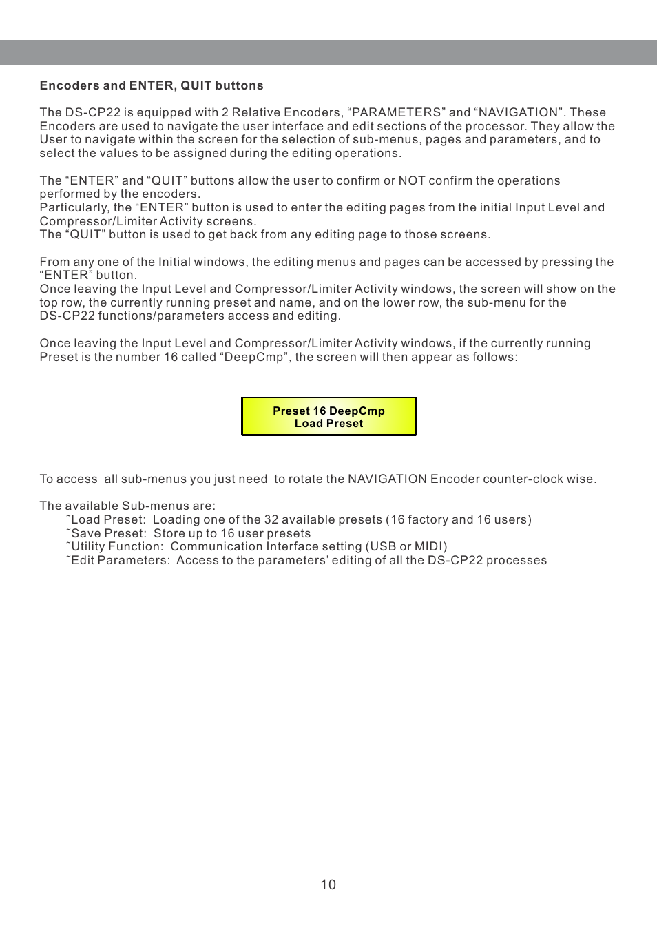 Galaxy Audio DS-CP22 User Manual | Page 11 / 40