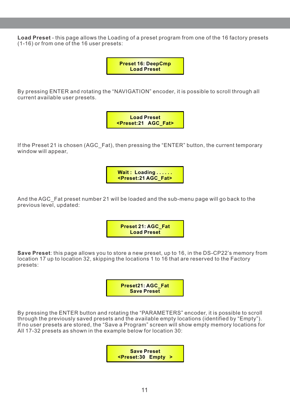 Galaxy Audio DS-CP22 User Manual | Page 12 / 40