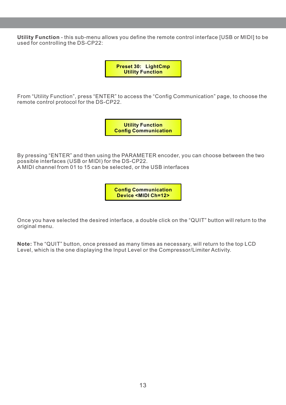 Galaxy Audio DS-CP22 User Manual | Page 14 / 40