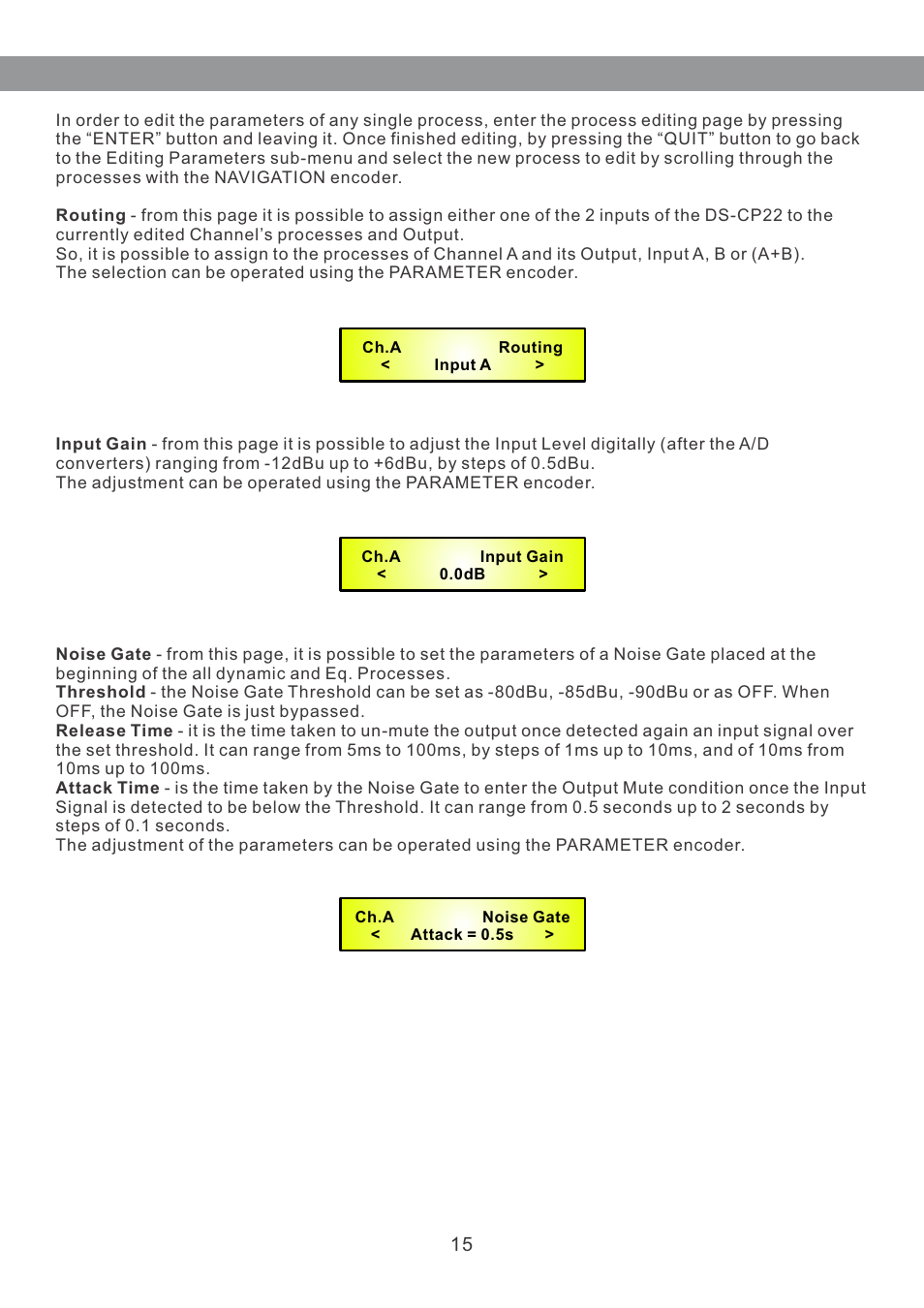 Galaxy Audio DS-CP22 User Manual | Page 16 / 40