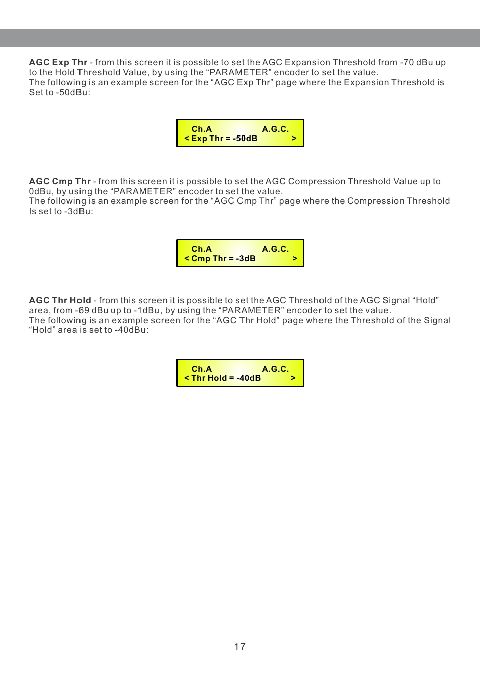 Galaxy Audio DS-CP22 User Manual | Page 18 / 40