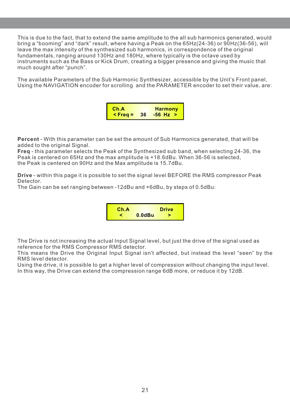 Galaxy Audio DS-CP22 User Manual | Page 22 / 40