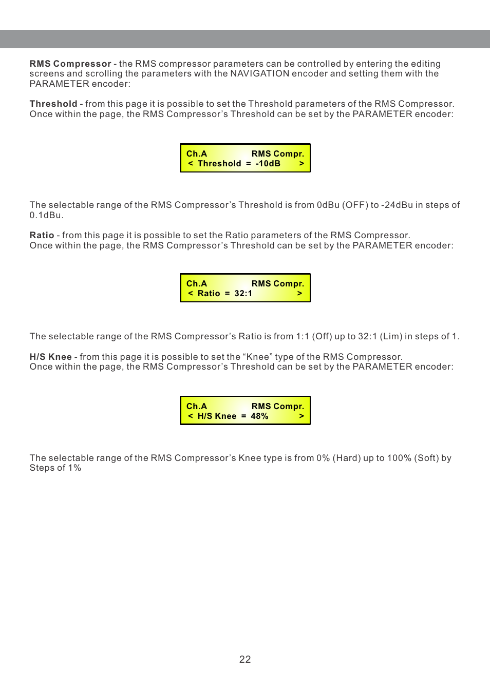 Galaxy Audio DS-CP22 User Manual | Page 23 / 40