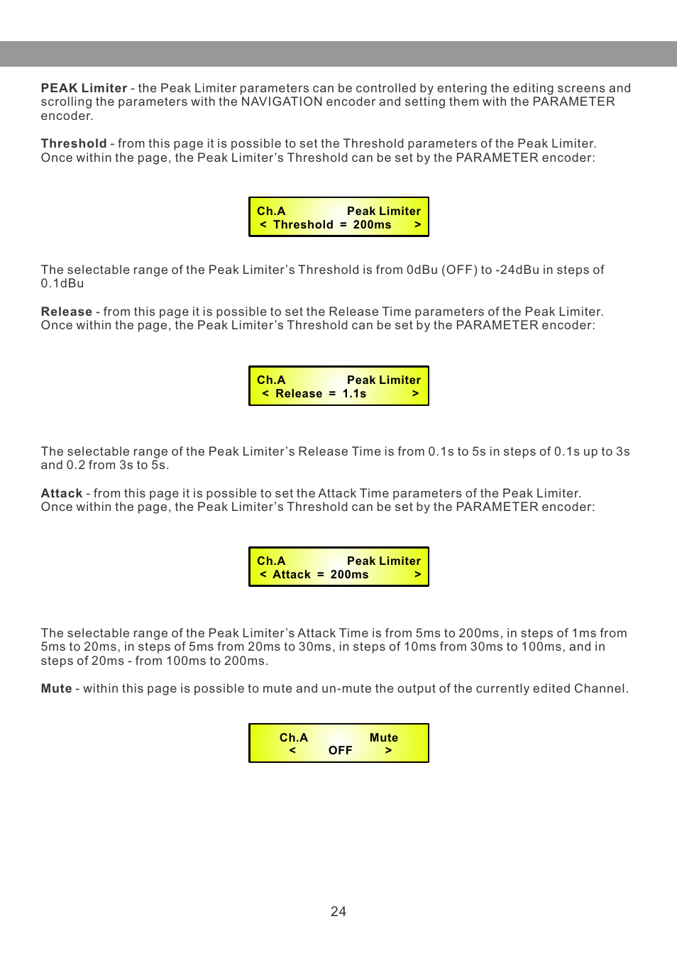 Galaxy Audio DS-CP22 User Manual | Page 25 / 40