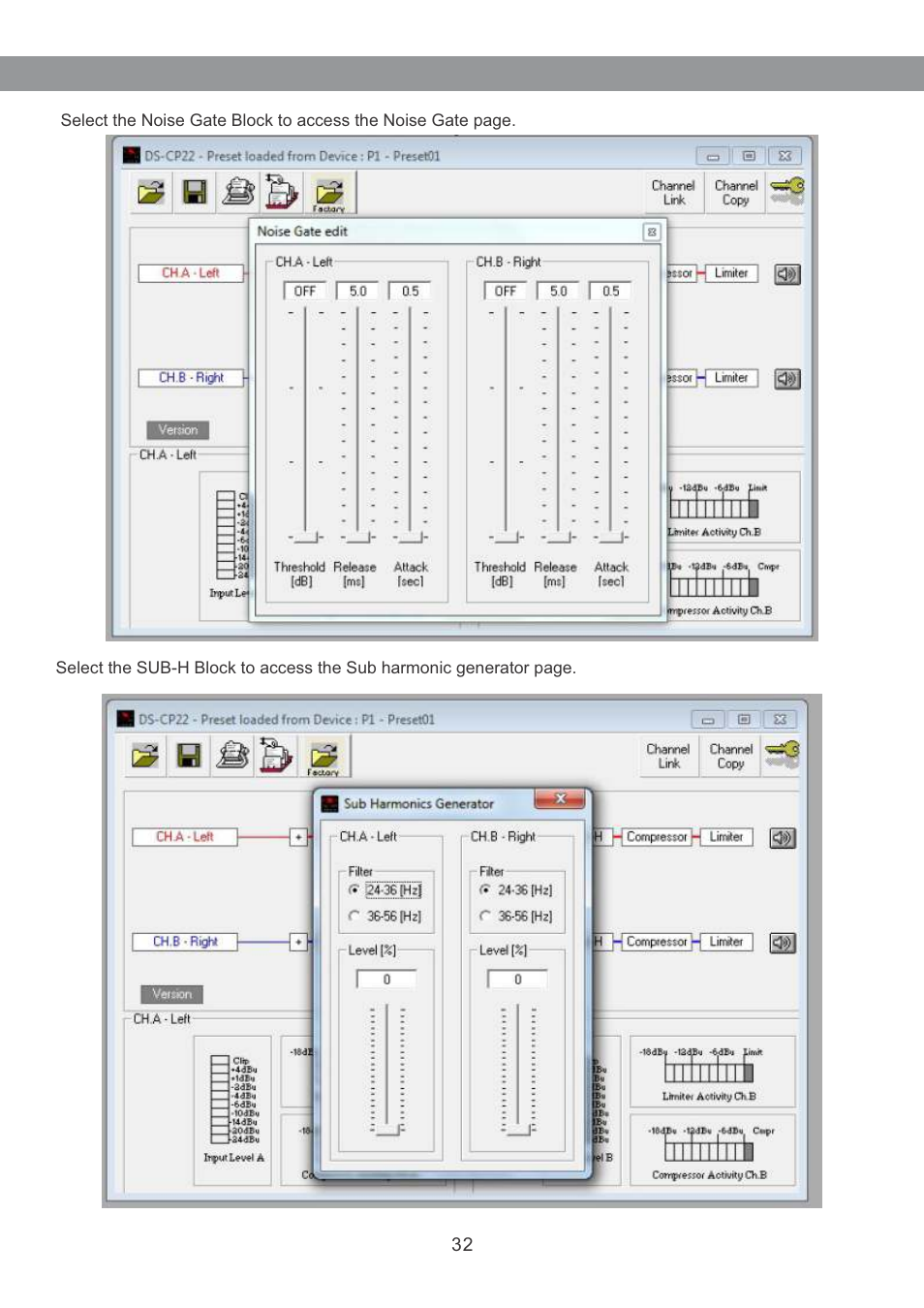Galaxy Audio DS-CP22 User Manual | Page 33 / 40