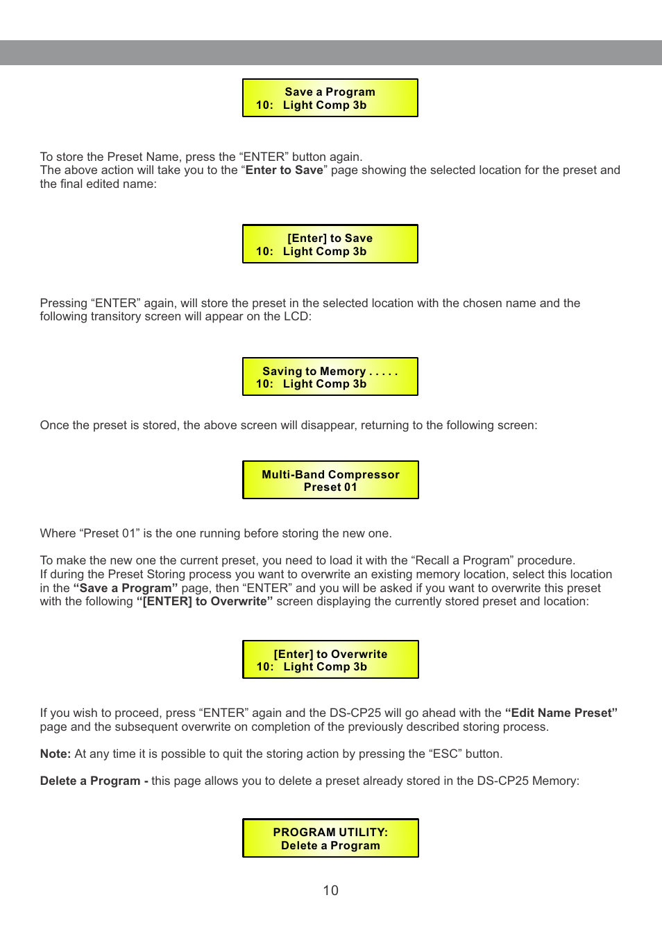Galaxy Audio DS-CP25 User Manual | Page 11 / 40