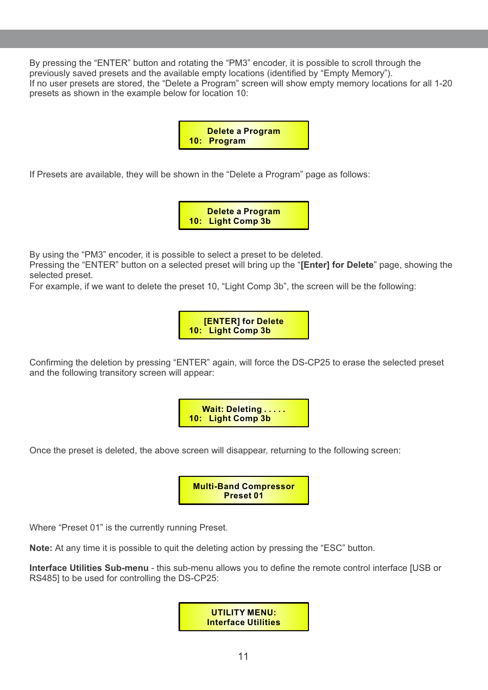 Galaxy Audio DS-CP25 User Manual | Page 12 / 40