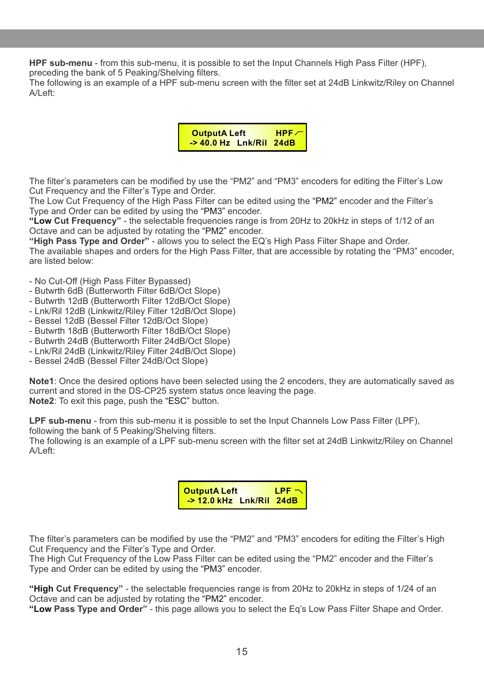 Galaxy Audio DS-CP25 User Manual | Page 16 / 40