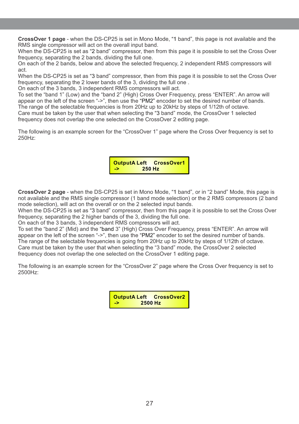 Galaxy Audio DS-CP25 User Manual | Page 28 / 40
