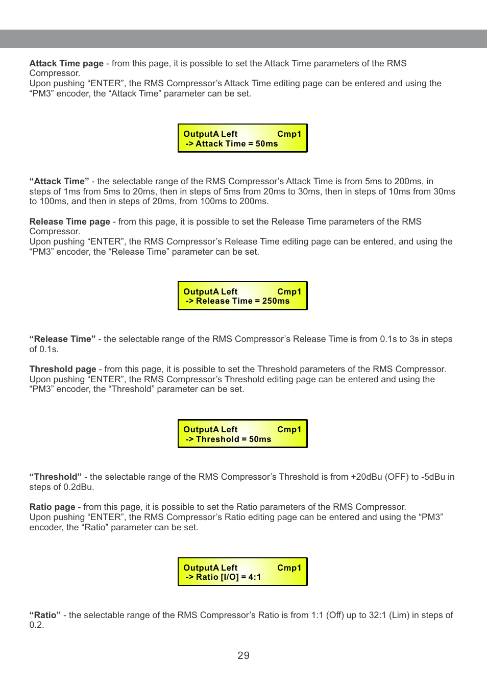 Galaxy Audio DS-CP25 User Manual | Page 30 / 40
