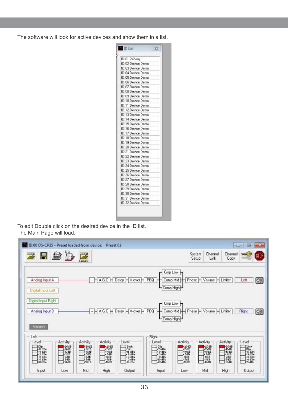 Galaxy Audio DS-CP25 User Manual | Page 34 / 40