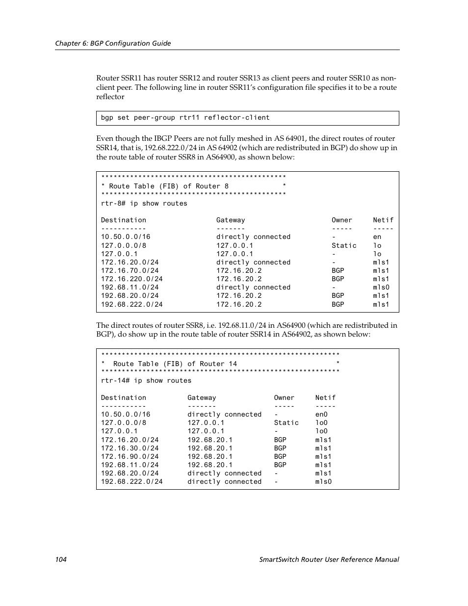 Cabletron Systems SmartSwitch Router 9032578-02 User Manual | Page 104 / 207