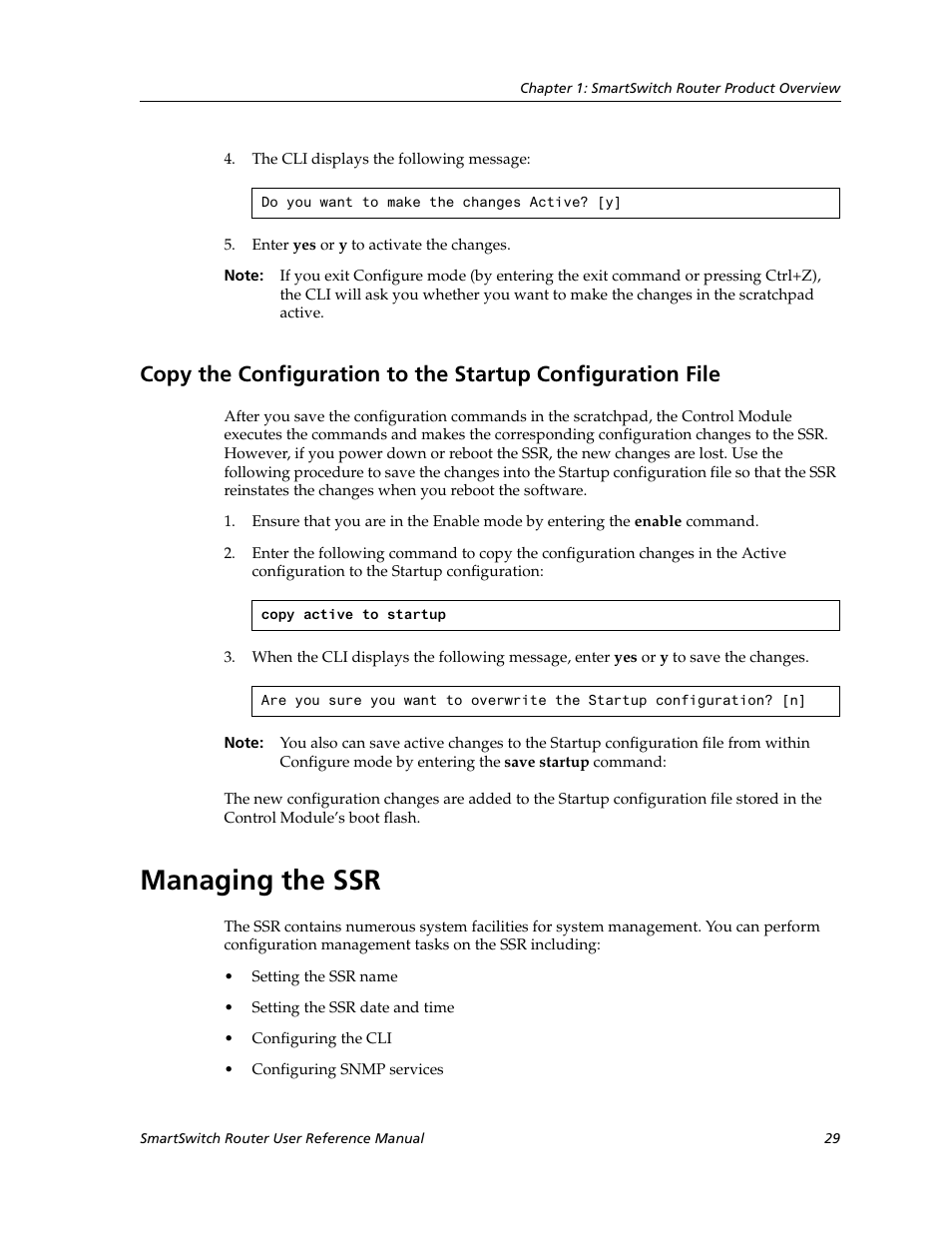 Managing the ssr | Cabletron Systems SmartSwitch Router 9032578-02 User Manual | Page 29 / 207