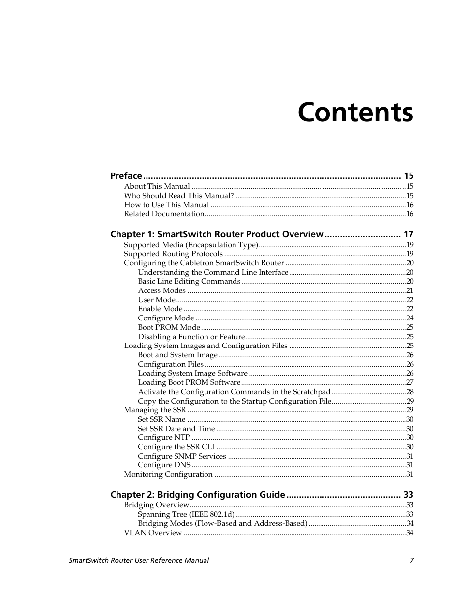 Cabletron Systems SmartSwitch Router 9032578-02 User Manual | Page 7 / 207