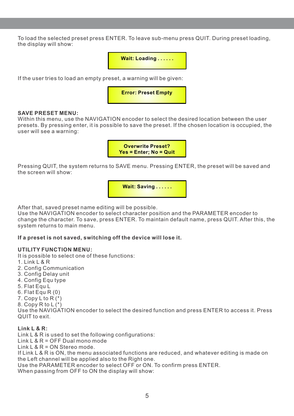 Galaxy Audio DS-EQ215 User Manual | Page 7 / 20