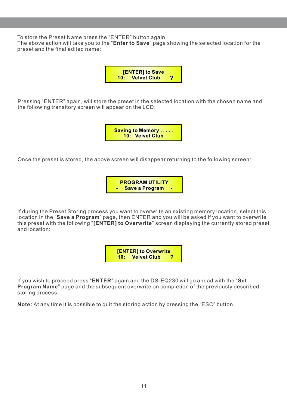 Galaxy Audio DS-EQ230 User Manual | Page 12 / 40