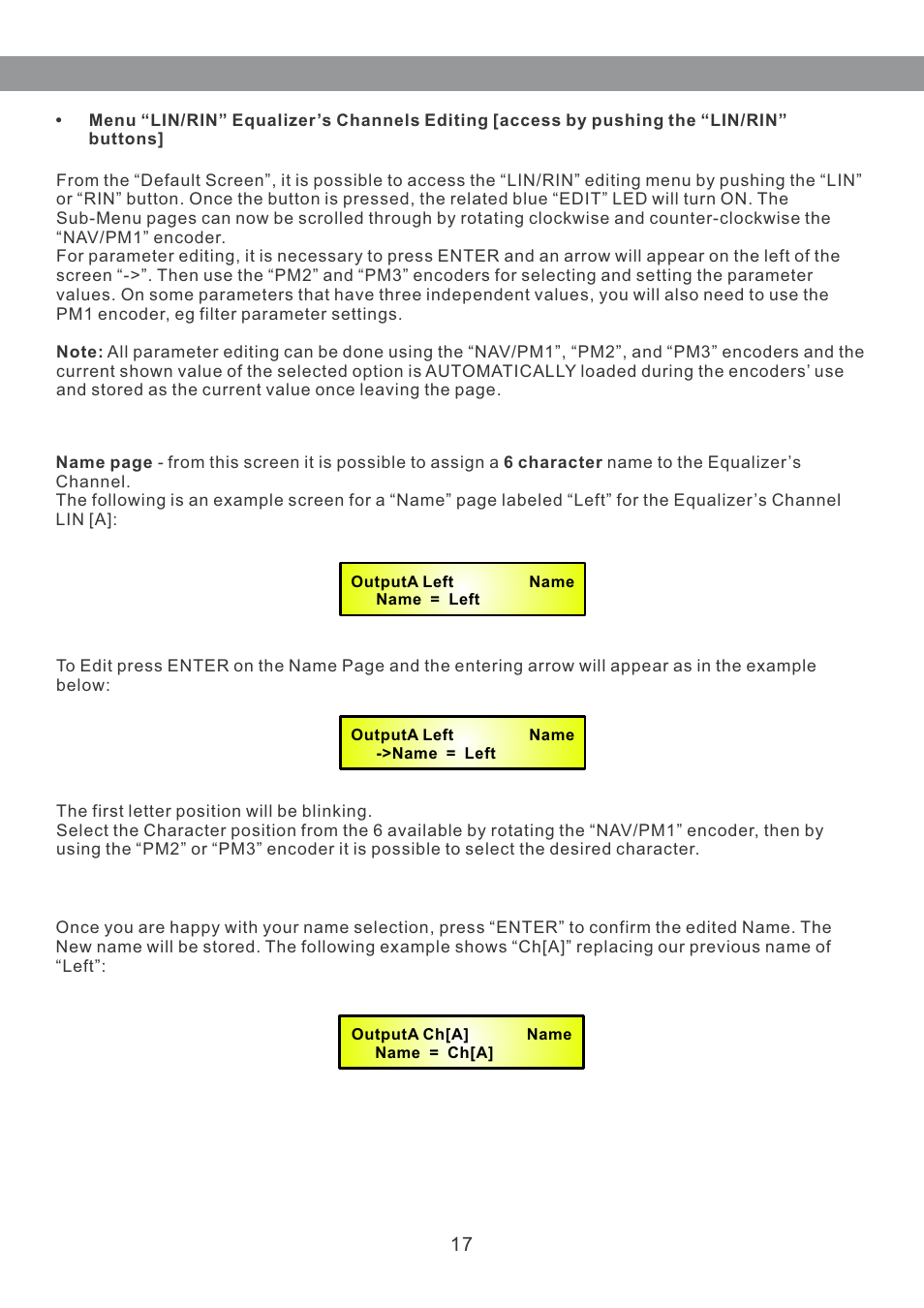Galaxy Audio DS-EQ230 User Manual | Page 18 / 40