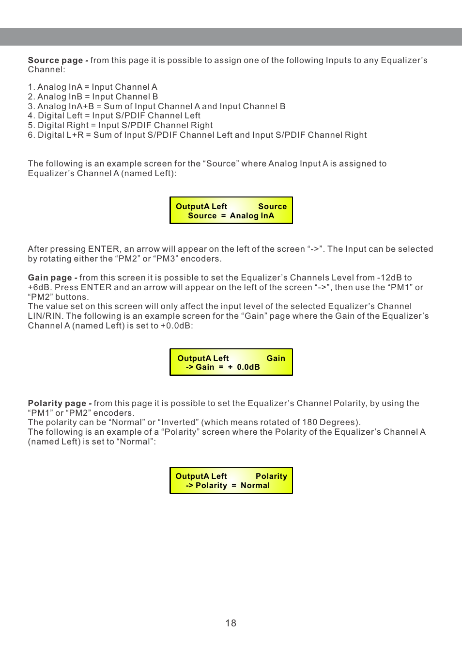 Galaxy Audio DS-EQ230 User Manual | Page 19 / 40