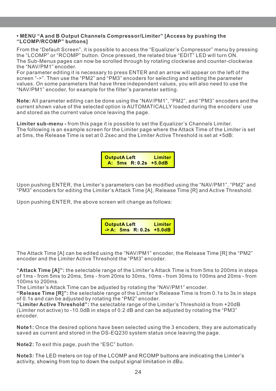 Galaxy Audio DS-EQ230 User Manual | Page 25 / 40